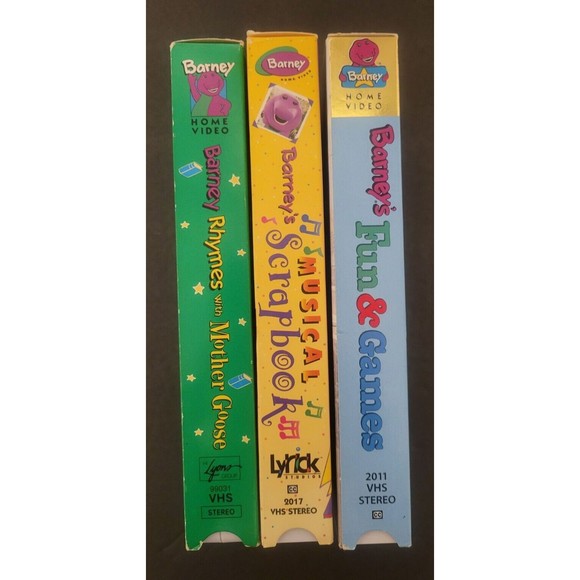 Barney The Purple Dinosaur VHS VCR Lot Of 3 Tapes - Picture 4 of 13